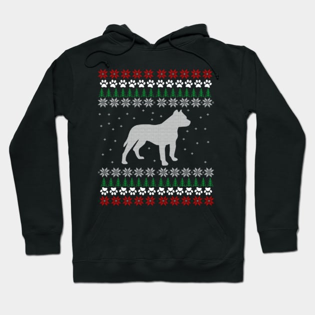 Pitbull Ugly Christmas Sweater Gift Hoodie by uglygiftideas